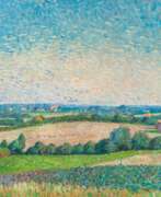 Эрнст Эйтнер. Ernst Eitner (Hamburg 1867 - Hamburg 1955). Blick über sommerliche Felder.
