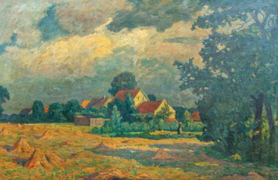 Ernst Eitner (Hamburg 1867 - Hamburg 1955). Nach einem Gewitter. - photo 1