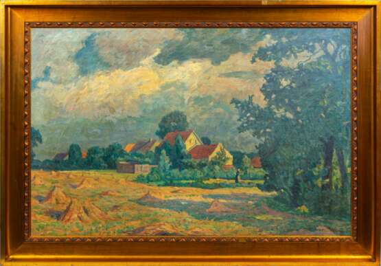 Ernst Eitner (Hamburg 1867 - Hamburg 1955). Nach einem Gewitter. - photo 2