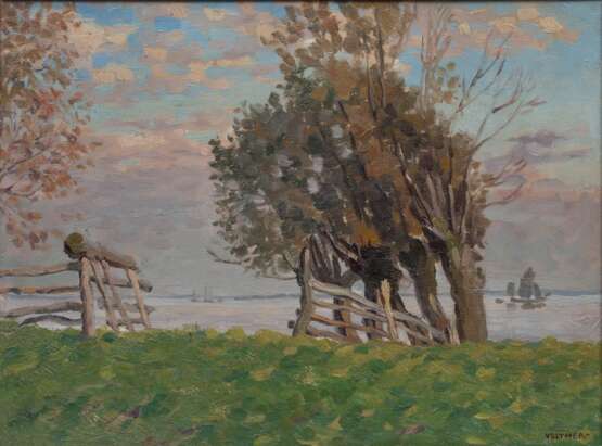 Walter Voltmer (Hamburg 1884 - Hamburg 1972). An der Elbe. - photo 1