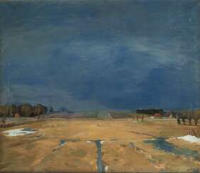 Fritz Emil Kistenmacher (Quito/Ecuador 1889 - Hamburg vor 1956). Weite Landschaft.