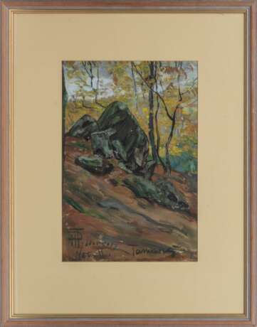 Hans Peter Feddersen (Westerschnatebüll 1848 - Kleiseerkoog 1941). Felsen im Taunus. - photo 2