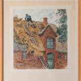Alexander Eckener (Flensburg 1870 - Abtsgemünd 1944). Reetdachdecker. - photo 2
