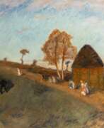 Otto Modersohn. Otto Modersohn (Soest 1865 - Fischerhude 1943). Festtag in Worpswede.