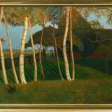 Otto Modersohn (Soest 1865 - Fischerhude 1943). Haus unter Birken. - photo 2