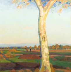 Udo Peters (Hannover 1884 - Worpswede 1964). Worpsweder Landschaft.