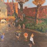 Fritz Overbeck (Bremen 1869 - Worpswede 1909). Badende Kinder in Aschersleben. - Foto 1