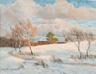Paul Müller-Kaempff (Oldenburg/O. 1861 - Berlin 1941). Winter bei Ahrenshoop.