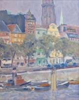 Paul Kayser (Hamburg 1869 - Donaueschingen 1942). Hafenstraße.