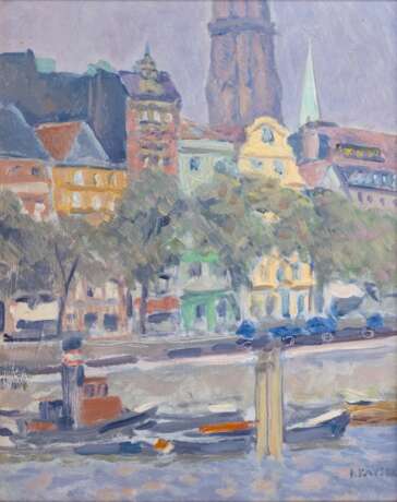 Paul Kayser (Hamburg 1869 - Donaueschingen 1942). Hafenstraße. - photo 1