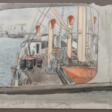 Paul Kayser (Hamburg 1869 - Donaueschingen 1942). Blick von der Brücke. - Аукционные цены