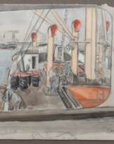 Paul Kayser (Hamburg 1869 - Donaueschingen 1942). Blick von der Brücke.