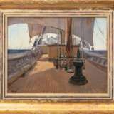 Carl Becker (Hameln 1862 - Hamburg 1926). Auf Deck. - photo 2