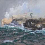 Hans Bohrdt (Berlin 1857 - Berlin 1945). Deutsche Torpedoboote beim Angriff am Abend der Skagerrak-Schlacht am 31. Mai 1916. - photo 1