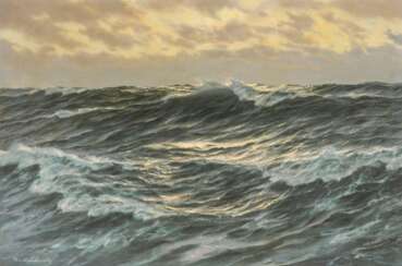Patrick von Kalckreuth (Kiel 1898 - Starnberg 1970). Stürmische See.