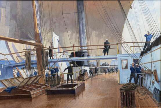 Andrej Tron (St. Petersburg 1960). An Deck der Svetlana. - photo 1