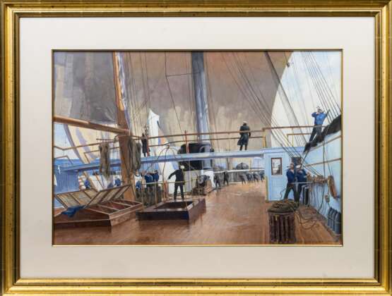 Andrej Tron (St. Petersburg 1960). An Deck der Svetlana. - photo 2