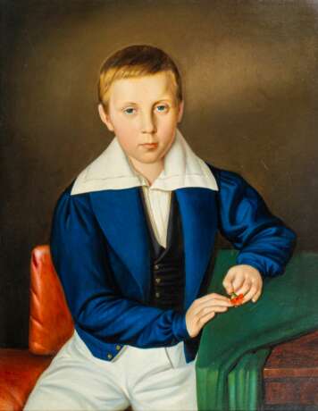 Johann Tripp (vor 1800 - nach 1850). Portrait eines Knaben. - Foto 1