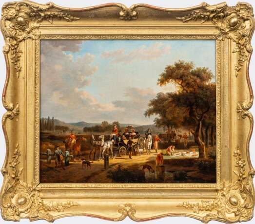 Jean-Francois Demay (Mirecourt 1798 - Paris 1850). Ein Picknick. - photo 2