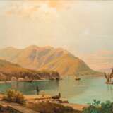 Louis Gurlitt (Altona 1812 - Naundorf 1897). Mediterrane Küstenlandschaft. - фото 1