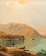 Louis Gurlitt. Louis Gurlitt (Altona 1812 - Naundorf 1897). Mediterrane Küstenlandschaft.
