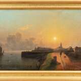 Carl Adloff (Düsseldorf 1819 - Düsseldorf 1863). Küste im Mondschein. - photo 2