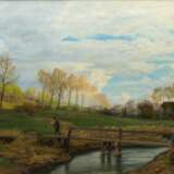 Valentin Ruths (Hamburg 1825 - Hamburg 1905). Frühlingstag. - photo 1