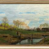 Valentin Ruths (Hamburg 1825 - Hamburg 1905). Frühlingstag. - photo 2