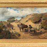 Hermann Kauffmann (Hamburg 1808 - Hamburg 1889). Fuhrwerk auf dem Heimweg. - photo 2