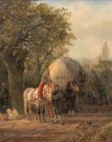 Hermann Kauffmann (Hamburg 1808 - Hamburg 1889). Vor der Schenke.