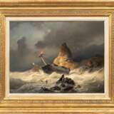 Andreas Achenbach (Kassel 1815 - Düsseldorf 1910). Zwischen Fels und Flut. - photo 2