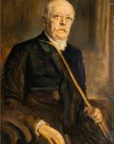 Franz von Lenbach (Schrobenhausen 1836 - München 1904). Fürst Bismarck.