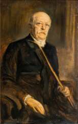 Franz von Lenbach (Schrobenhausen 1836 - München 1904). Fürst Bismarck.