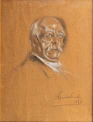 Franz von Lenbach (Schrobenhausen 1836 - München 1904). Fürst Bismarck.