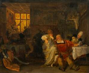 Eduard von Grützner (Grosskarlowitz 1846 - München 1925). Falstaff.