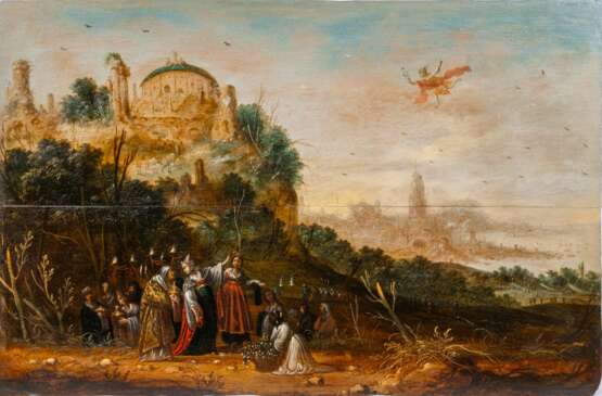 Rombout van Troyen (Amsterdam 1605 - Amsterdam 1657). Merkur erblickt Herse. - photo 1
