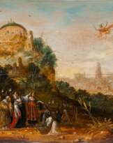 Rombout van Troyen (Amsterdam 1605 - Amsterdam 1657). Merkur erblickt Herse.