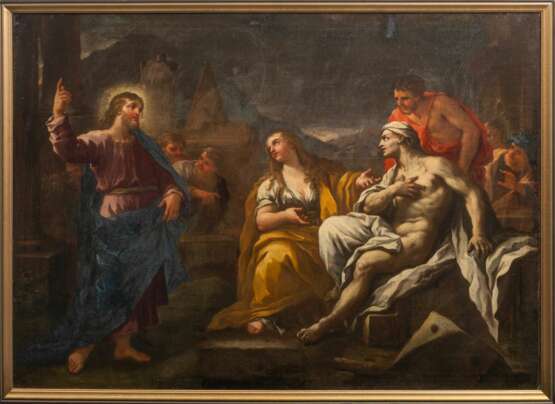 Paolo de Matteis (Piano del Cilento 1662 - Neapel 1728). Die Erweckung des Lazarus. - photo 2