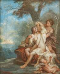 Französischer Meister tätig Mitte 18. Jh. Venus nach dem Bade.