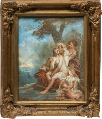 Französischer Meister tätig Mitte 18. Jh. Venus nach dem Bade. - photo 2