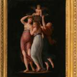 Deutscher Meister tätig um 1800. Drei Grazien mit Putto. - Foto 2