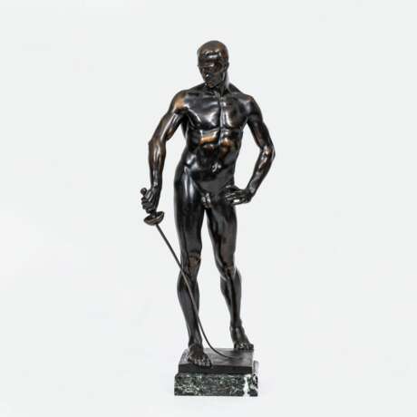 Hugo Lederer (Znaim, Südmähren 1871 - Berlin 1940). Fechter. - Foto 1