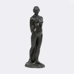 Paul Moye (Nordhausen 1877 - Weimar 1926). Stehender weiblicher Akt.