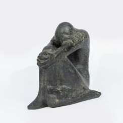 Selvino Cavezza (Amatrice (I) 1942). Trauernder weiblicher Akt.