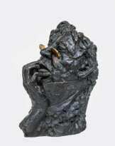 Hanno Edelmann (Hamburg 1923 - 2013). Bildnisbüste 'Horst Janssen'.