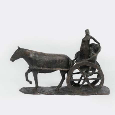 Heinrich Kirchner (Erlangen 1902 - Pavolding, Gemeinde Seeon-Seebruck, 1984). Kutsche (2. Fassung). - photo 1