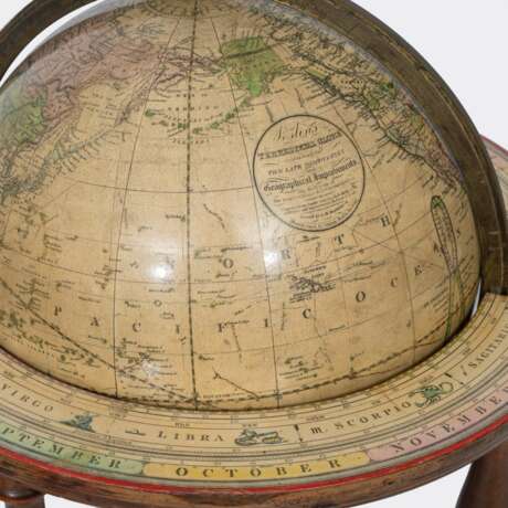 Josiah Loring und Gilman Joslin. Zwei Tischgloben 'Terrestrial and Celestial Globe'. - photo 3