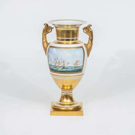 Vase mit Schiffsmotiven. - photo 2