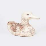 Sehr seltenes großes Okimono 'Mandarin-Ente'. - фото 1