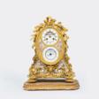Howell & Co. Paris. Seltene Vier Jahreszeiten Pendule 'Ewiger Kalender' mit Mondphase und Brocot Hemmung. - Now at the auction